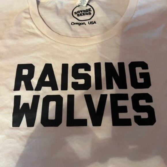 Matching Mommy & baby outfit "Raising Wolves" T-Shirt & "Little Wolf" L/ 18-24M - Picture 7 of 7